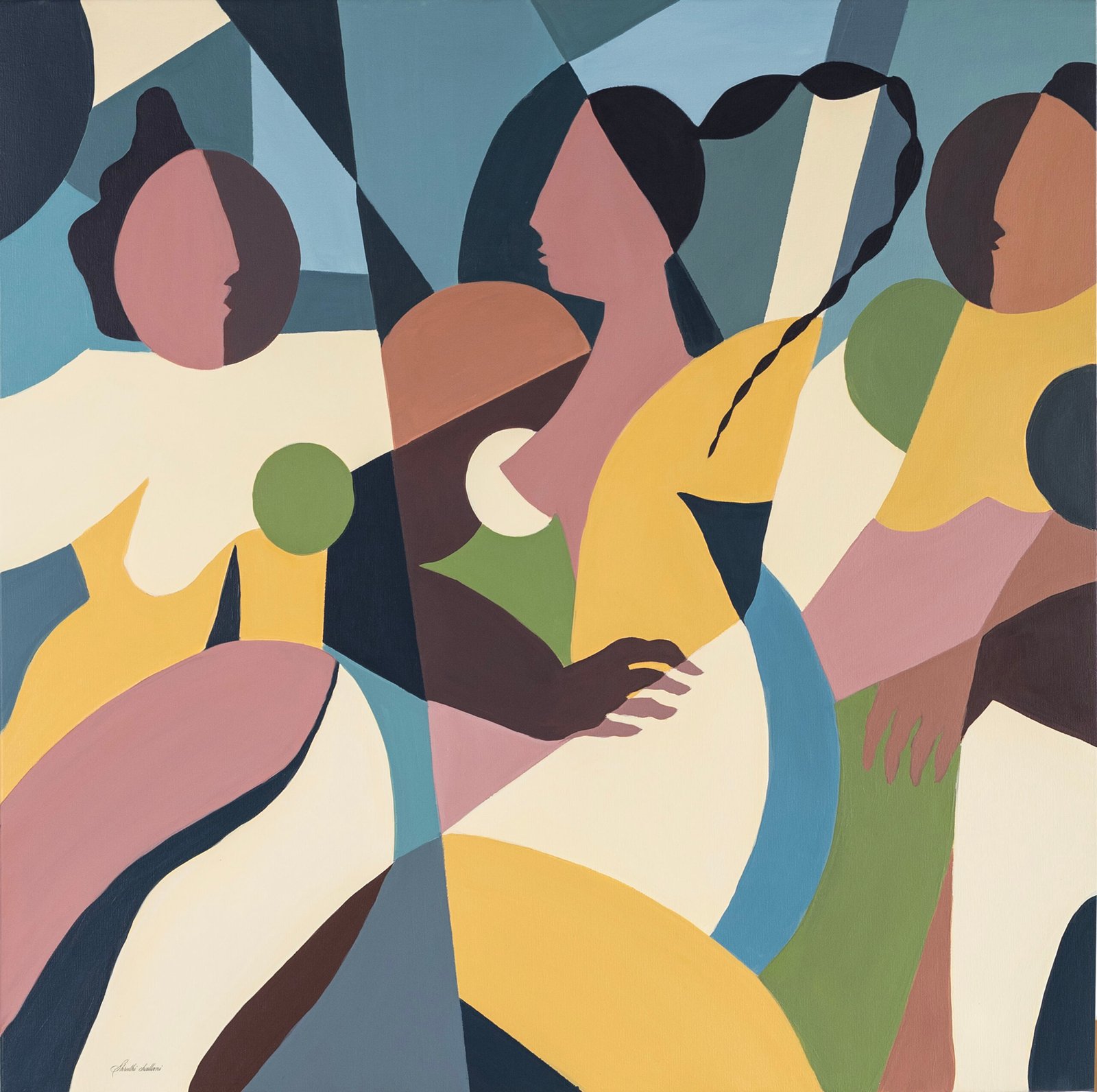 Abstract Humans Artwork